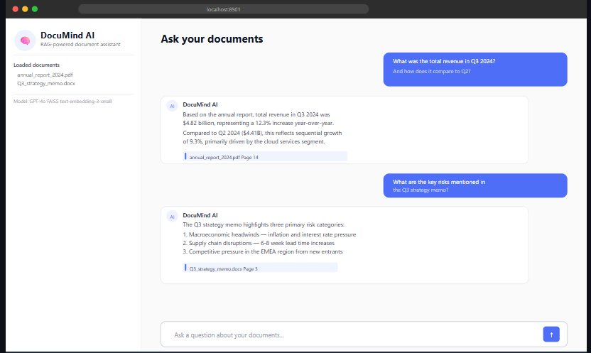 DocuMind AI app screenshot